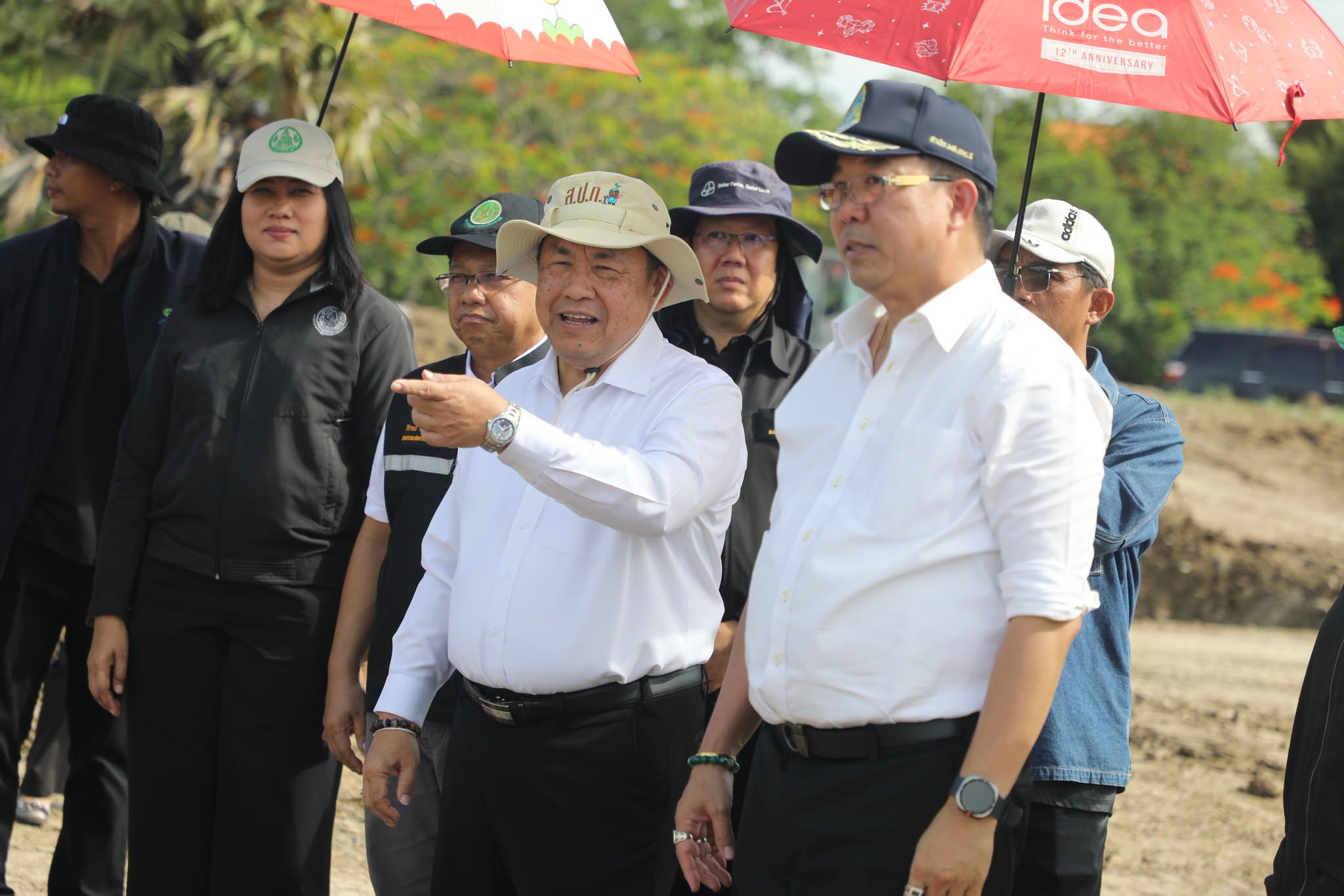 title - ส.ป.ก. ลงพื้นที่ตรวจความพร้อม เตรียมจัดงานจิตอาสาพัฒนาด้านการเกษตร ณ ศูนย์ศิลปาชีพบางไทร